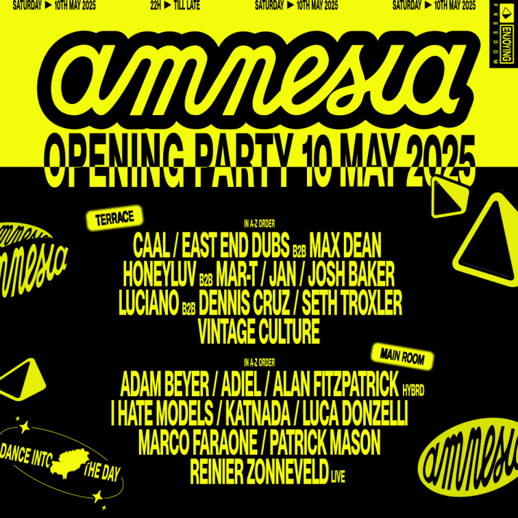 amnesia opening party 2025