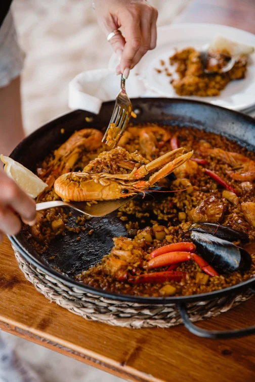 restaurantes en Ibiza paella freedom